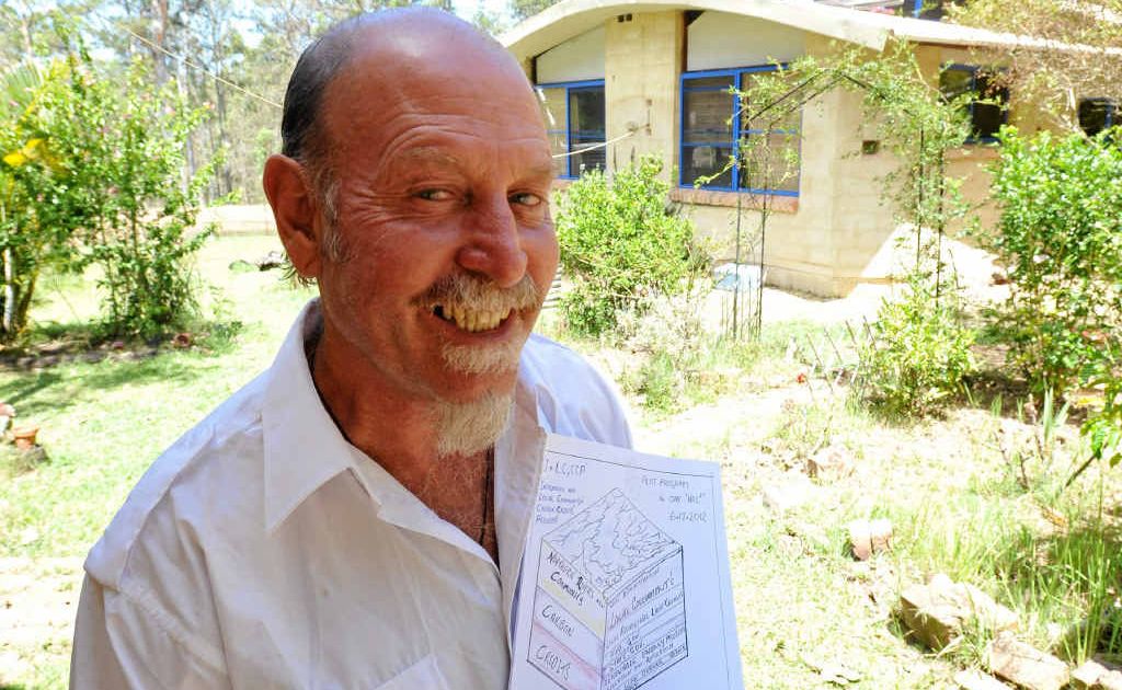 George Oxenbridge of Glenugie with his plan to keep CSG in the ground and be paid for it. George Oxenbridge of Glenugie with his plan to keep CSG in the ground and be paid for it.